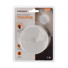 Ночник светодиодный TOUCHPAD с сенсорной панелью и диммером, 3хАА, теплое белое свечение PROсonnect