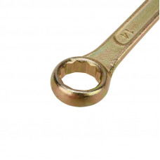 Ключ комбинированный 14мм, желтый цинк REXANT