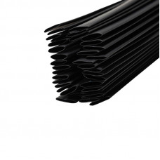 Трубка термоусаживаемая ТУТ нг 10,0/5,0мм, черная, упаковка 50 шт. по 1м REXANT