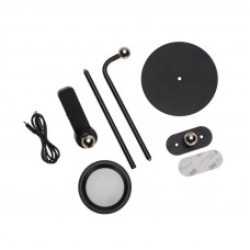 Светильник магнитный переносной с 3 креплениями, круглый, черный REXANT