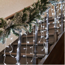 Гирлянда еловая заснеженная 2,7м, диаметр 26см, ПВХ NEON-NIGHT