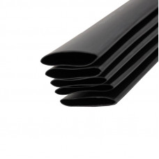 Трубка термоусаживаемая СТТК (2:1) двустенная клеевая 25,4/12,7мм, черная, упаковка 5 шт. по 1м REXANT