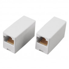 Переходник сетевой LAN, гнездо 8Р8С (RJ-45) - гнездо 8Р8С (RJ-45) REXANT