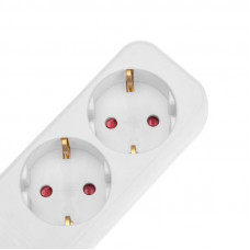 Удлинитель STANDARD 3 гнезда, 1,5м, 3х1,0мм², с/з, с выключателем, 2 USB, белый REXANT