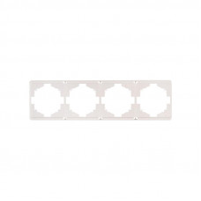 Рамка ROUND 4-постовая перламутр KRANZ