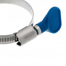 Хомут червячный 32-50/9-0,7мм, с ключом, нержавеющая сталь W2, (50 шт/уп) REXANT