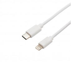 Кабель Type-C – Lightning для Apple, 2,1A, 1м, ПВХ, белый REXANT