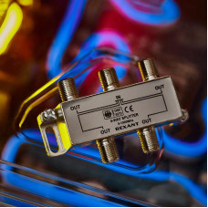 Делитель ТВх4 под F-разъем, 5-1000МГц REXANT