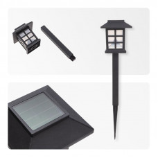 Светильник грунтовый Дуфу, 4000К, встроенный аккумулятор, солнечная панель, коллекция Пекин (комплект 4 шт) REXANT