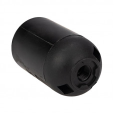 Патрон пластиковый термостойкий подвесной Е27 черный REXANT