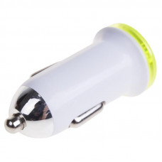 Автозарядка в прикуриватель USB (АЗУ) (5 V, 2100 mA) белая REXANT