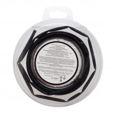 Трубка термоусаживаемая ТУТ нг 3,0/1,5мм, черная, ролик 2,44м REXANT