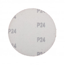 Диск абразивный на ворсовой основе, на липучке, без отверстий, P24, 125мм, 10 шт. KRANZ