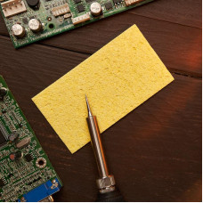 Губка для очистки паяльного жала 93x50 мм REXANT