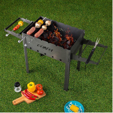 Мангал разборный 910х295х155мм, в картонной коробке СОКОЛ