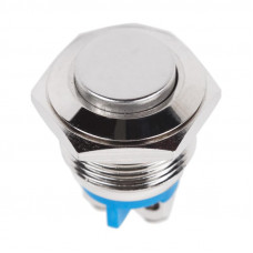 Кнопка антивандальная Ø16 Б/Фикс (2с винт) OFF-(ON) выпуклая (A16-A3) REXANT (в упак. 1шт.)