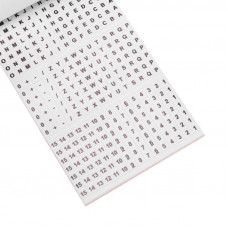 Маркеры самоклеящиеся МС-2 (цифры от 0 до 15, буквы A-Z, знаки +, -, /) REXANT