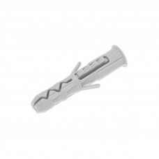 Дюбель распорный 8х50мм, серый, нейлон, пакет (100 шт/уп) KRANZ