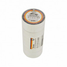 Изолента ПВХ профессиональная, 0,18х19мм, 20м, белая KRANZ