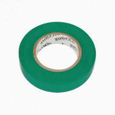 Изолента ПВХ 0,13х15мм, 25м, зеленая KRANZ