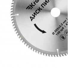 Диск пильный 305 мм х 100 зуб х 32/30 мм KRANZ