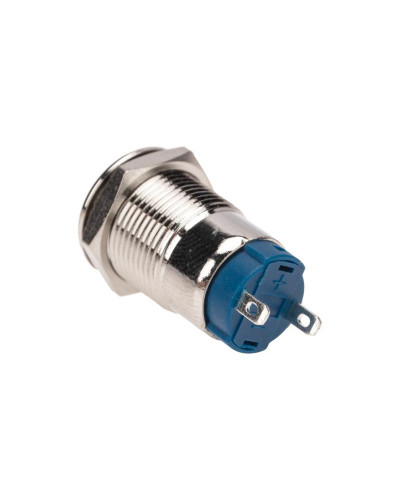 Кнопка антивандальная Ø12 Фикс (2с) OFF-ON выпуклая (A12-B2) REXANT