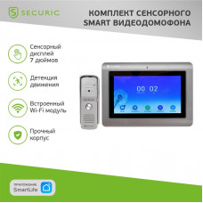 Комплект сенсорного Smart видеодомофона Full HD 7' SECURIC