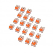 Универсальная компактная клемма СМК 221-412, 2-проводная до 4,0 мм² (20 шт./уп.) REXANT