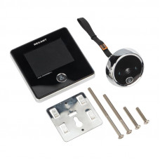 Видеоглазок дверной REXANT (DV-113) с цветным LCD-дисплеем 2.8' с функцией звонка и записи фото, встроенный аккумулятор