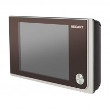 Видеоглазок дверной REXANT (DV-114) с цветным LCD-дисплеем 3.5', широкий угол обзора 120°