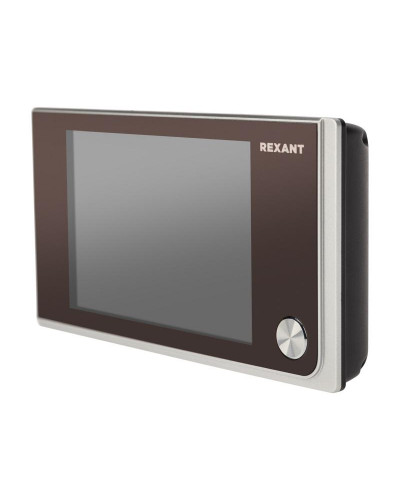 Видеоглазок дверной REXANT (DV-114) с цветным LCD-дисплеем 3.5', широкий угол обзора 120°