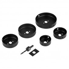 Набор кольцевых пил по дереву, 64-127 мм, 9 предметов KRANZ