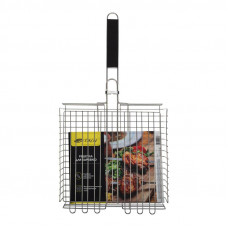 Решетка для барбекю глубокая, 355х355х55 мм, большая СОКОЛ