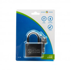 Замок навесной серия Сталь 50мм ЧЕТЫРЕ СЕЗОНА