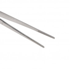 Пинцет прямой рифленый 200мм ПРОФИ