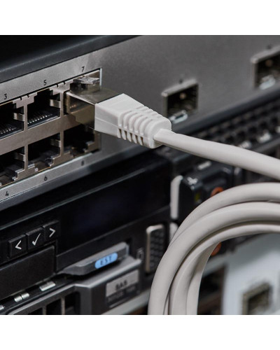 Шнур коммутационный, патч-корд F/UTP RJ45-RJ45, CAT 5e, LSZH серый, 1,5м REXANT