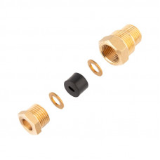 Сальник с двойной резьбой 1/2 и 3/4 для ввода кабеля в трубу PROconnect