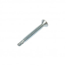 Саморез оконный KRANZ сверло, 3.9х32, белый цинк, упаковка поставщика ( 9 000 шт. )