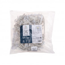 Гирлянда светодиодная Нить 20м 200 LED ТЕПЛЫЙ БЕЛЫЙ белый каучук IP67 постоянное свечение 230В соединяется нужен блок 315-001 NEON-NIGHT