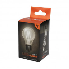 Лампа филаментная Груша A60 13,5Вт 1600Лм 4000K E27 прозрачная колба REXANT