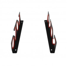 Держатель для удочек настенно-потолочный, черный REXANT