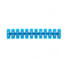 Клеммная винтовая колодка KВ-4 1,5-4, ток 3 A, полипропилен синий REXANT (10 шт./уп.)