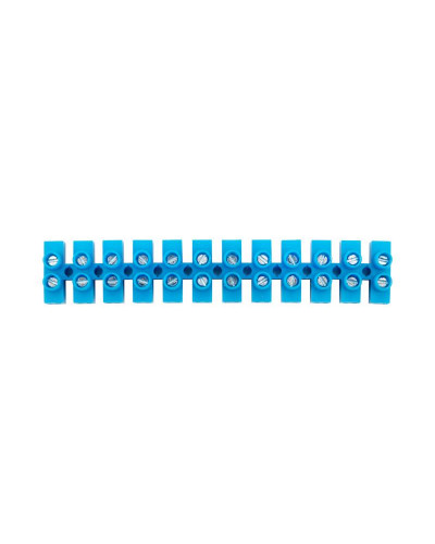 Клеммная винтовая колодка KВ-4 1,5-4, ток 3 A, полипропилен синий REXANT (10 шт./уп.)