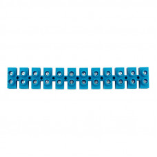 Клеммная винтовая колодка KВ-16 6-16, ток 30 A, полипропилен синий REXANT (10 шт./уп.)