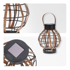 Светильник садовый Бамбук, 18см, 3000К, встроенный аккумулятор, солнечная панель, коллекция Бали REXANT