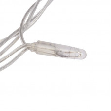 Гирлянда светодиодная Занавес 2х6м 360 LED БЕЛЫЙ прозрачный ПВХ IP65 эффект водопада 24В не соединяется трансформатор в комплекте NEON-NIGHT