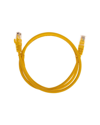 Патч-корд U/UTP, CAT 6, RJ45-RJ45, 26AWG, LSZH, желтый, 1м REXANT