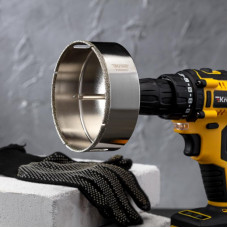 Коронка алмазная 110мм по керамограниту с центровочным сверлом KRANZ