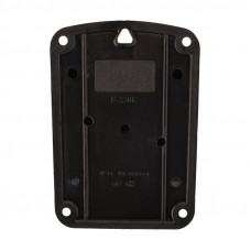 Розетка влагозащищенная угловая с крышкой 1 гнездо, 2Р+РЕ, 230В, с/3, 16А, IP44, каучук, черная PROconnect