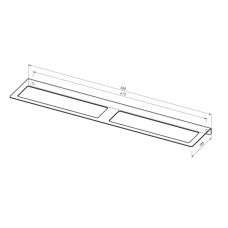 Держатель-органайзер для мотков скотча, настенный, черный REXANT